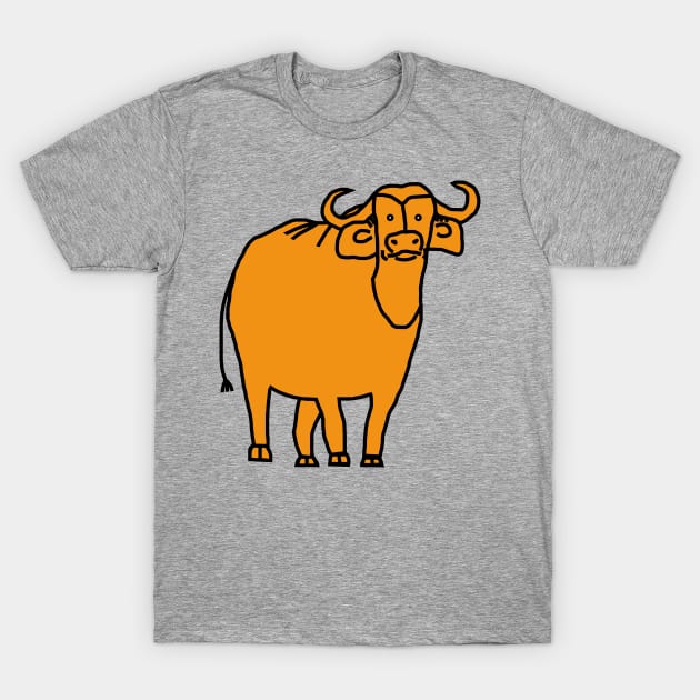 Gold Ox T-Shirt by ellenhenryart